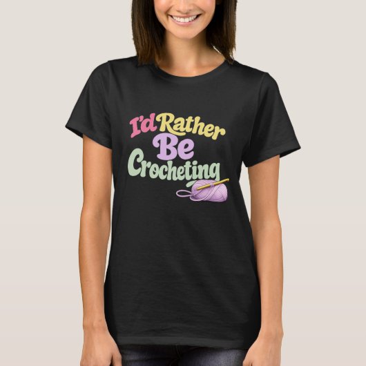 T-Shirt de Style Crochet Rétro (Devant)