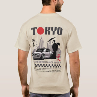 T-Shirt de style de rue de Tokyo 
