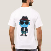 T-shirt de style de rue Smilo (Dos)