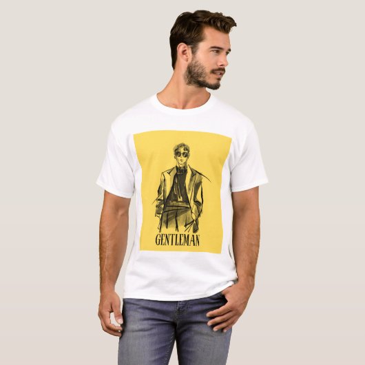 T-shirt de style Gentleman classique (Devant entier)