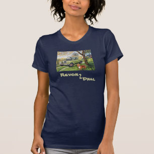 T-shirt de style 'land Rover' féminin