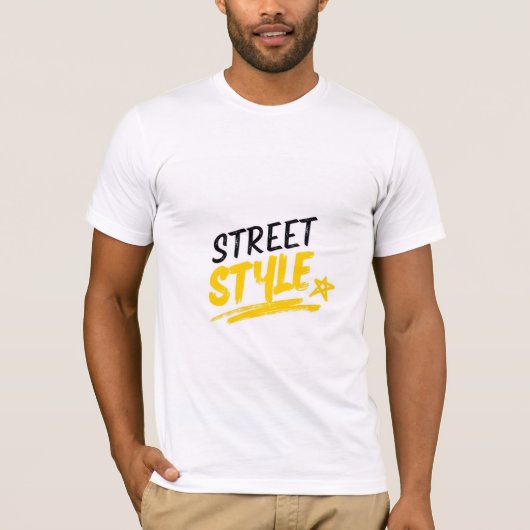 T-shirt de style rue (Devant)
