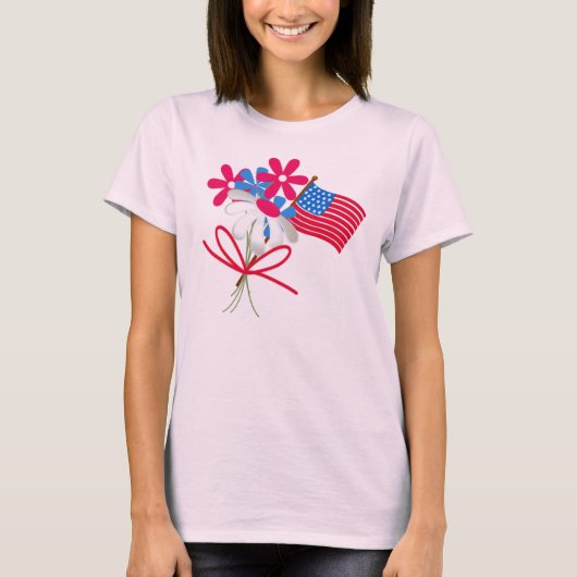 T-shirt de style USA (Devant)