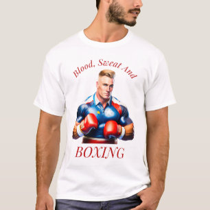 T-Shirt De Sueur De Sang Et De Boxe