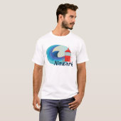 T-shirt de surf Nazare (Devant entier)