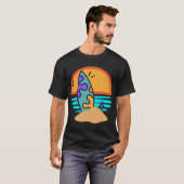 T-Shirt de Surfeur (Devant entier)