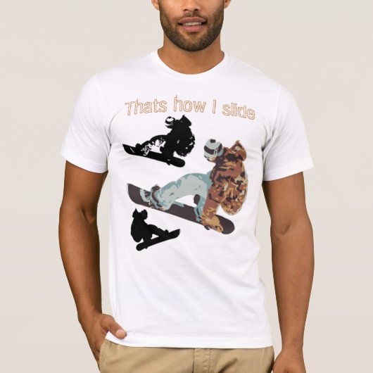 T-shirt de surfeur - customisé (Devant)