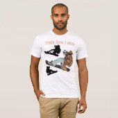 T-shirt de surfeur - customisé (Devant entier)