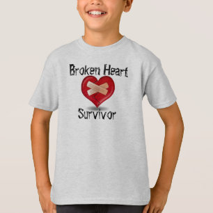 T-shirt de survivant du coeur brisé