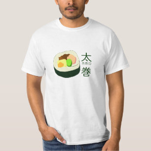 T-shirt de sushi de Futomaki
