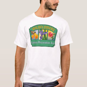 T-shirt de Swasey de fleurs sauvages