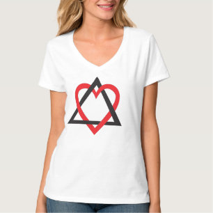T-shirt de symbole d'adoption