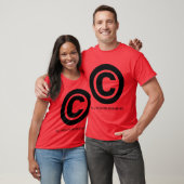 T-shirt de symbole de Copyright (Unisexe)