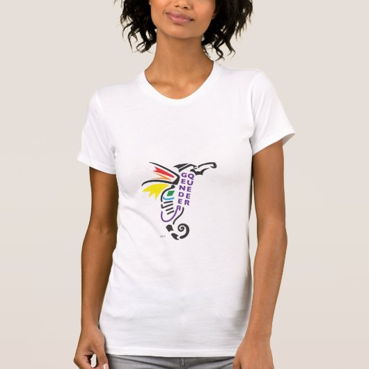 T-shirt de symbole de Genderqueer (Devant)