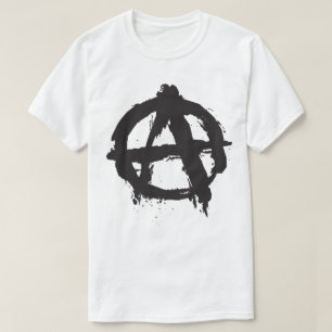 T-shirt de symbole de patin en métal de punk rock