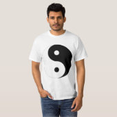 T-shirt de symbole de Ying Yang (Devant entier)