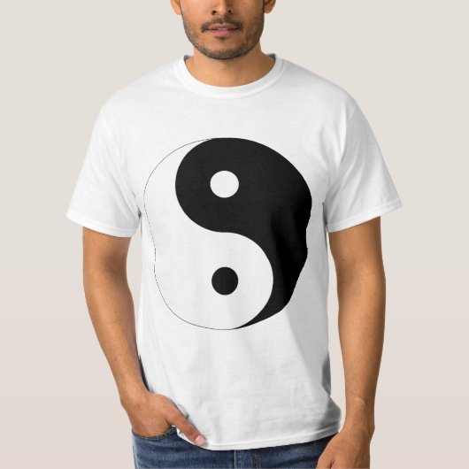 T-shirt de symbole de Ying Yang (Devant)