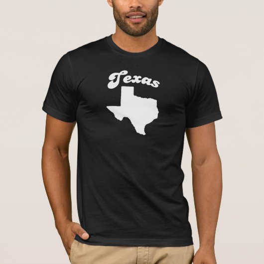 T-shirt de T-SHIRT de DEVISE d'ÉTAT du TEXAS (Devant)