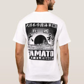 T-shirt de T-shirt de Yamato de cuirassé (Dos)