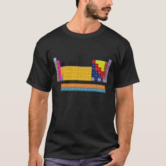T-shirt de Tableau périodique (Devant)