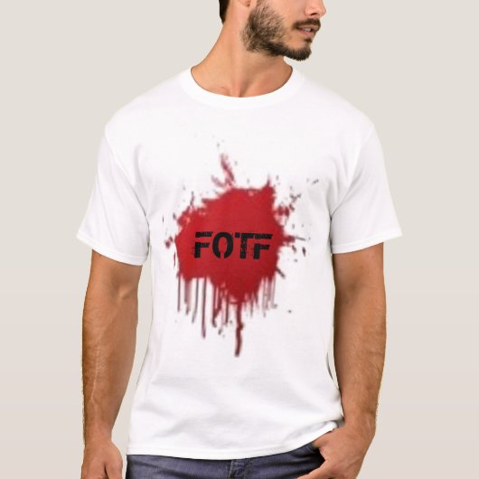 T-shirt de tache de sang de FOTF (Devant)