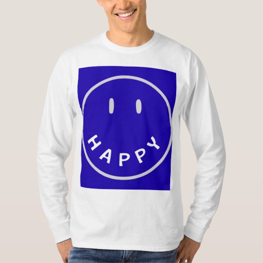 T-shirt de taille moyenne à manches longues avec m (Devant)