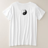 T-shirt de taille PLUS féminin avec Dragon japonai (Design dos)