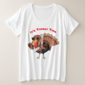 T-shirt de taille Time Plus It’s Turkey (Design devant)