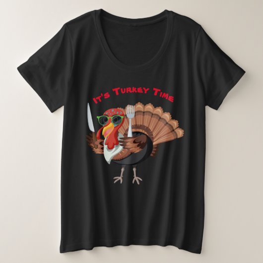 T-shirt de taille Time Plus It’s Turkey (Design devant)