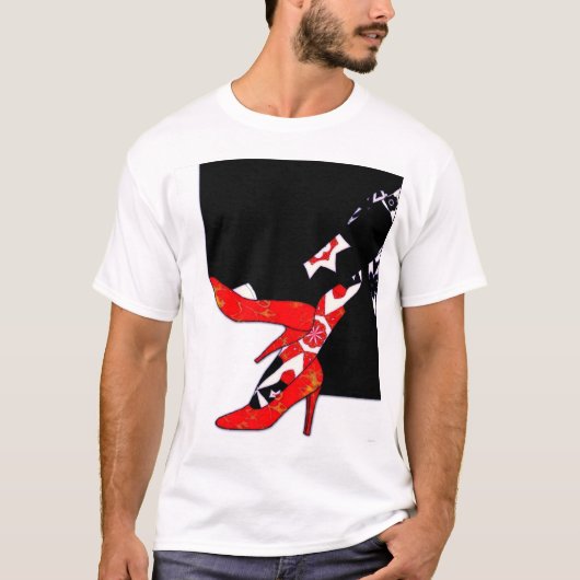 T-shirt de talons hauts (Devant)
