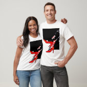 T-shirt de talons hauts (Unisexe)