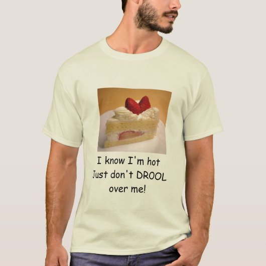 T-shirt de tarte sablée de fraise (Devant)