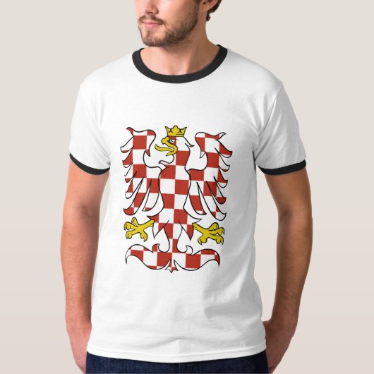 T-shirt de Tchèque Moravian Eagle (Devant)