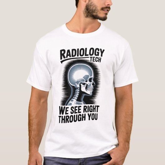 T-Shirt de Technicien en Radiologie – On Vous Rega (Devant)