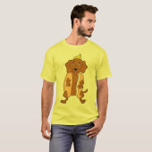 T-shirt de teckel de chien de saucisse (Devant entier)
