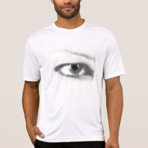 T-shirt de tek de sport d'IRIS d'IRIS blanc