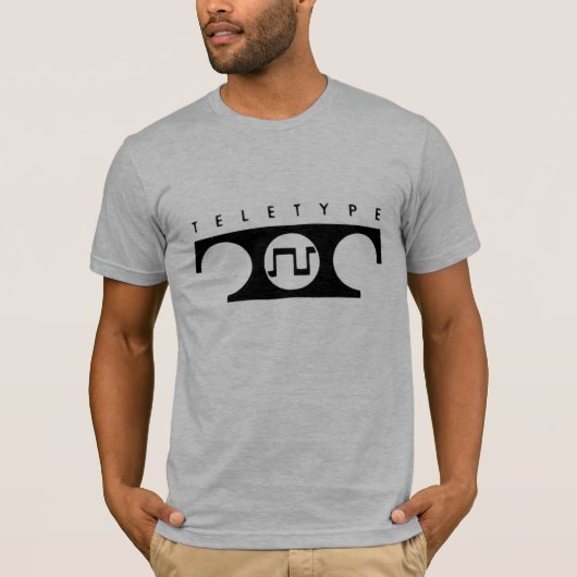 T-shirt de télétype grand (Devant)