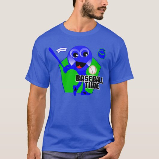 T-shirt de temps de base-ball (Devant)