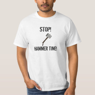 T-shirt de temps de marteau