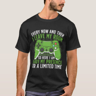 T-shirt De temps en temps, je quitte ma chambre drôle Intr