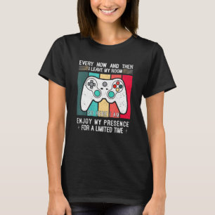 T-shirt De temps en temps je quitte ma chambre Jeux Joueu