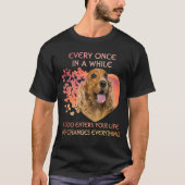 T-shirt De Temps En Temps Un Chien Anglais Cocker Spaniel (Devant)