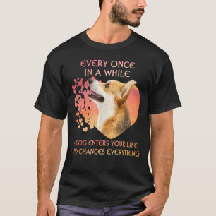 T-shirt De Temps En Temps, Un Corgi Gallois Entre Dans Le