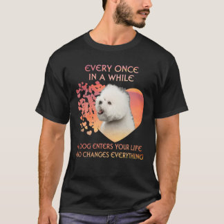 T-shirt De Temps En Temps, Une Élevure De Bichon Entre Dan