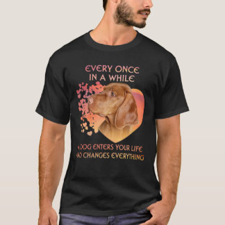 T-shirt De Temps En Temps, Une Vizsla Entre Dans La Vie