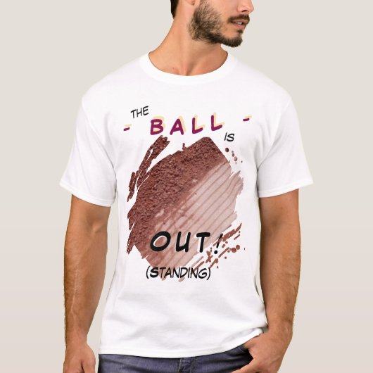 T-shirt de Tennis Court OUT (debout) (Devant)