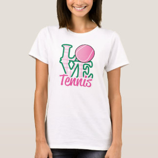 T-shirt de tennis d'amour