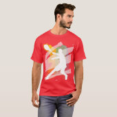 T-shirt de tennis rouge (Devant entier)