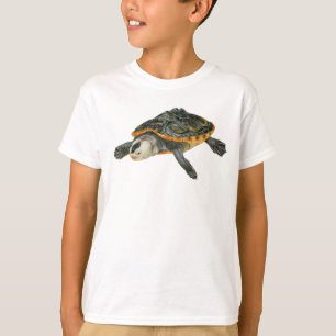 T-shirt de terrapin de dos en forme de losange de