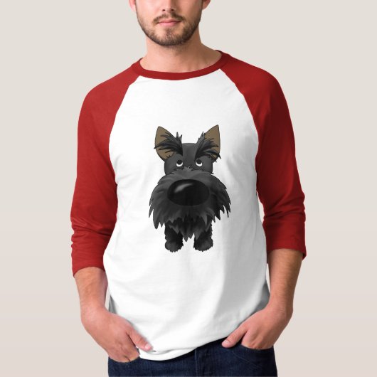 T-shirt de Terrier d'écossais (Devant)